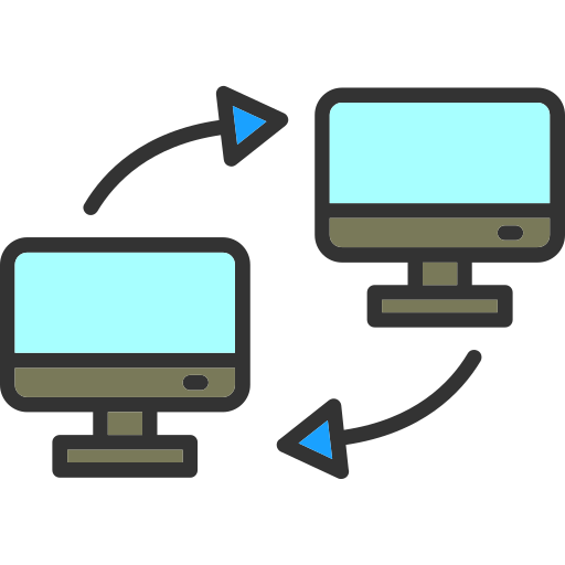 Data transfer free icon Data transfer free icon