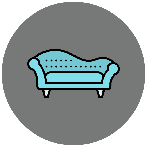 chaise longue icono gratis