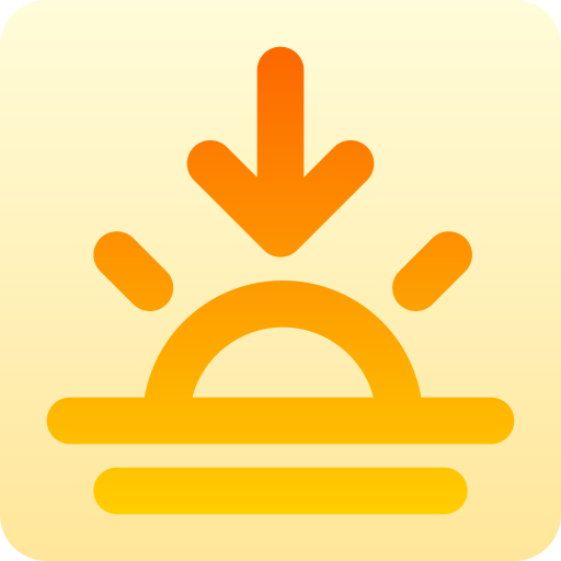 Sunset Generic Flat Gradient icon