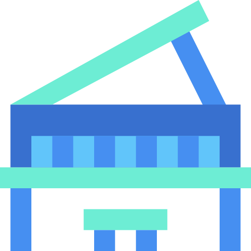 Piano Generic Blue icon