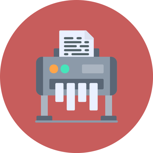 Paper Shredder Generic Flat icon