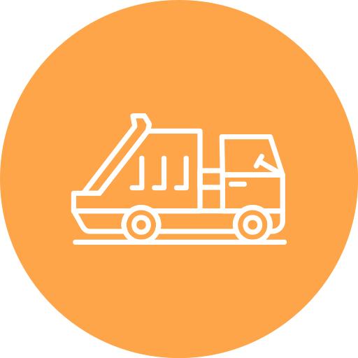 Trash truck - free icon