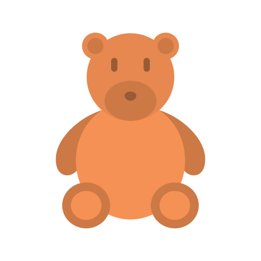 oso de peluche icono gratis