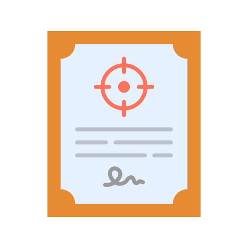 licencia icono gratis