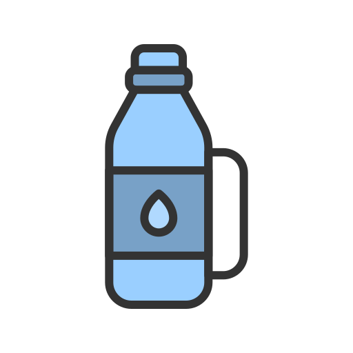 Water flask free icon