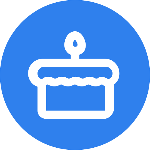 Birthday cake Generic color fill icon