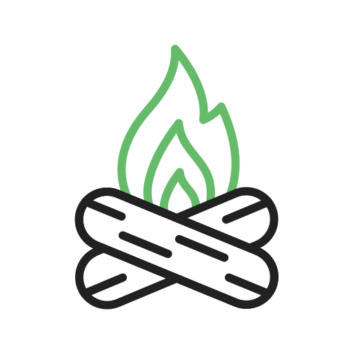 hoguera icono gratis