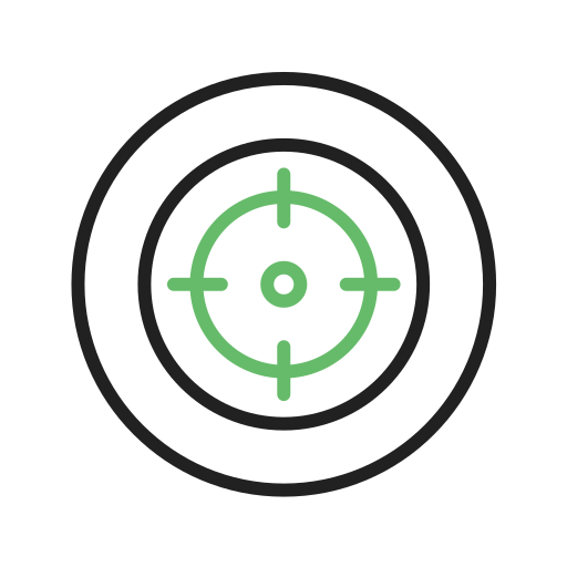 Target Generic Outline Color icon