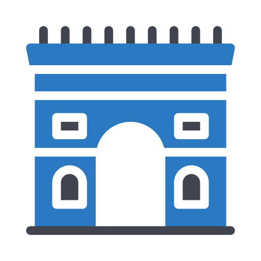 arco del triunfo icono gratis