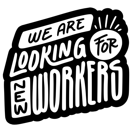 Hiring free sticker