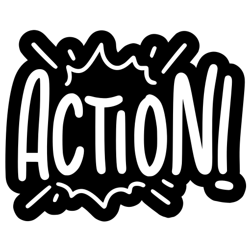 actions gratis sticker