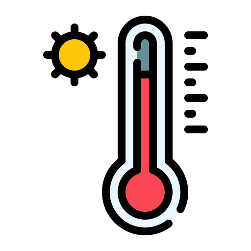 Thermometer Generic Outline Color icon