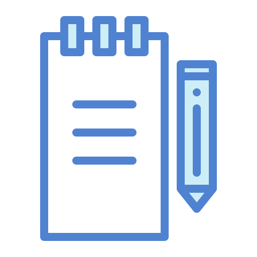 Notepad Generic Blue icon