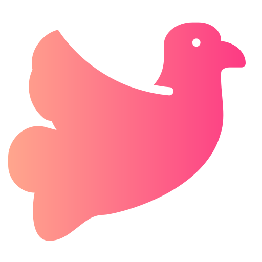 Dove Generic Flat Gradient icon