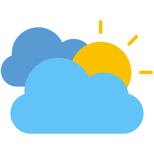 Clouds and sun - Free nature icons