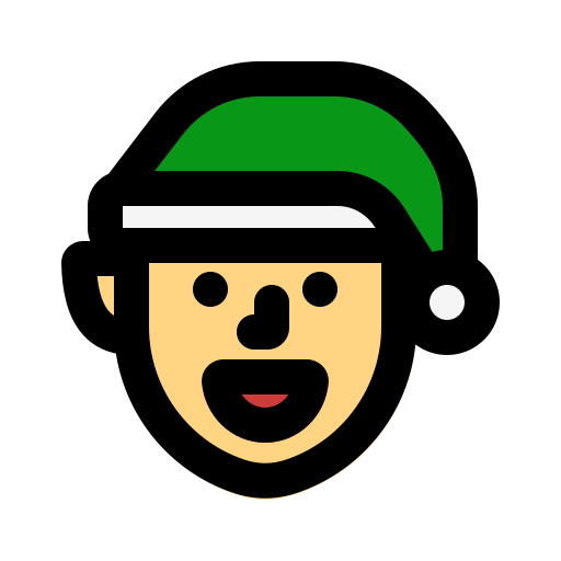 elfo de santa icono gratis