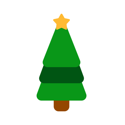 Árbol de navidad icono gratis