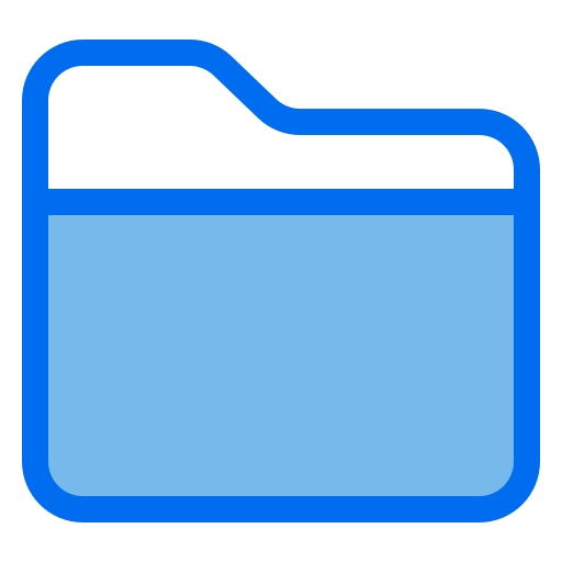 Folder Generic Blue icon