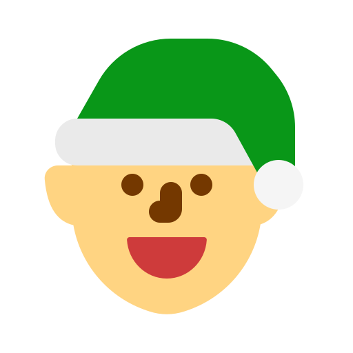 elfo de santa icono gratis