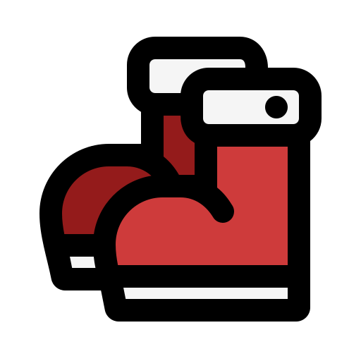 Santa claus boot free icon