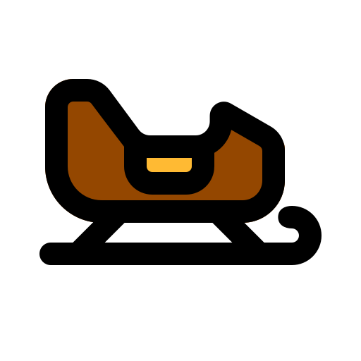 Santa claus sled free icon Santa claus sled free icon