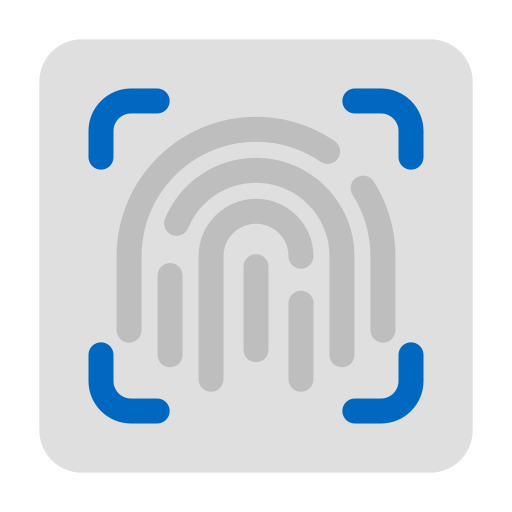 Fingerprint identification Generic Flat icon