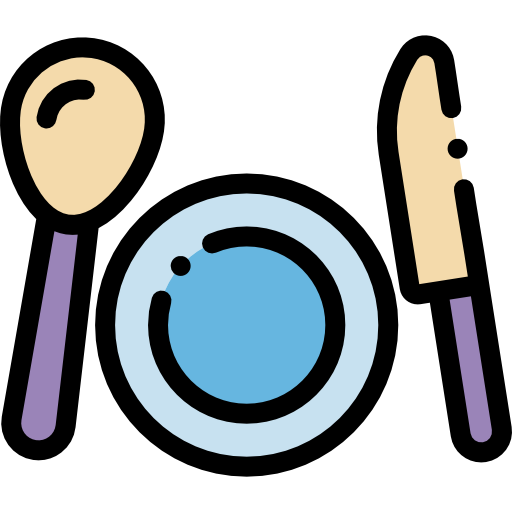 assiette Icône gratuit assiette Icône gratuit