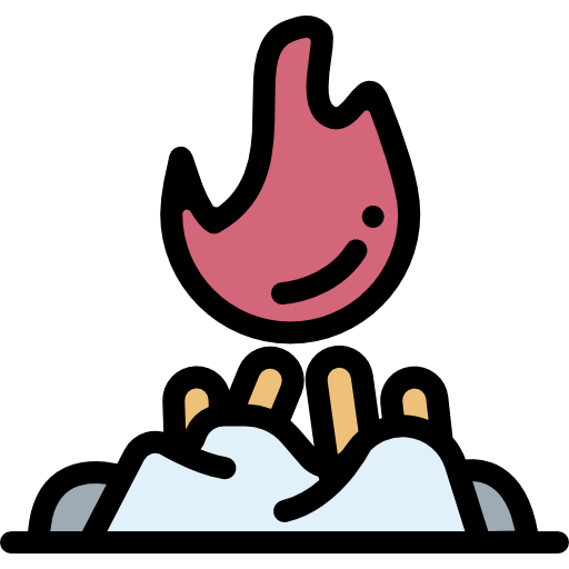 hoguera icono gratis