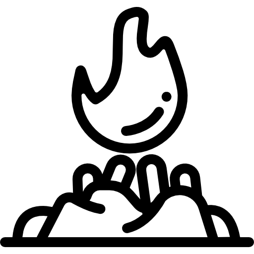 hoguera icono gratis