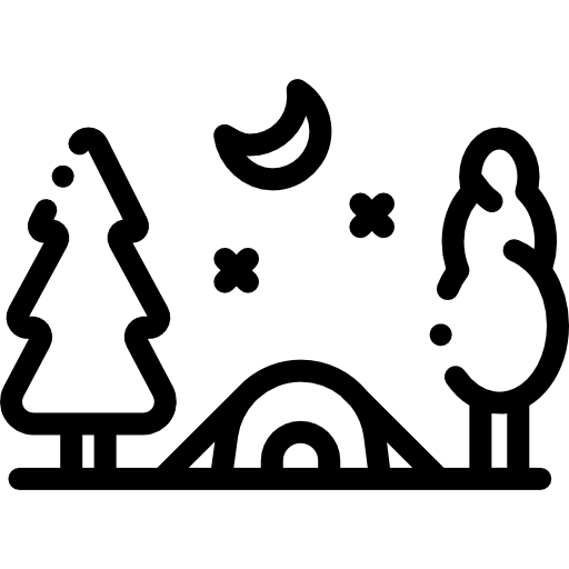 캠핑 무료 아이콘