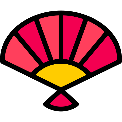 Paper fan free icon Paper fan free icon