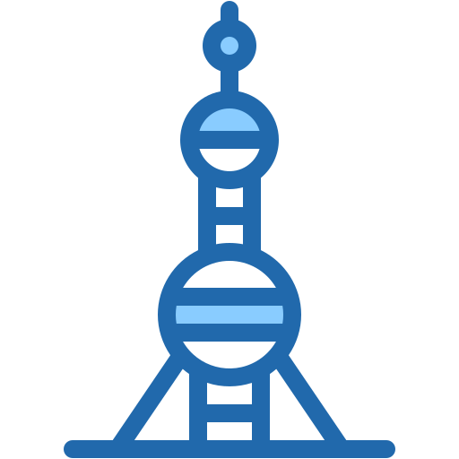 Oriental pearl tower Generic Blue icon