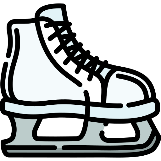 patines de hielo icono gratis