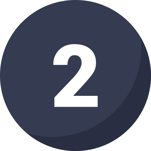 Number 2 free icon