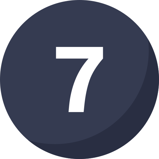 Number 7 Generic Mixed Icon