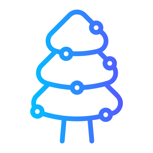 Árbol de navidad icono gratis