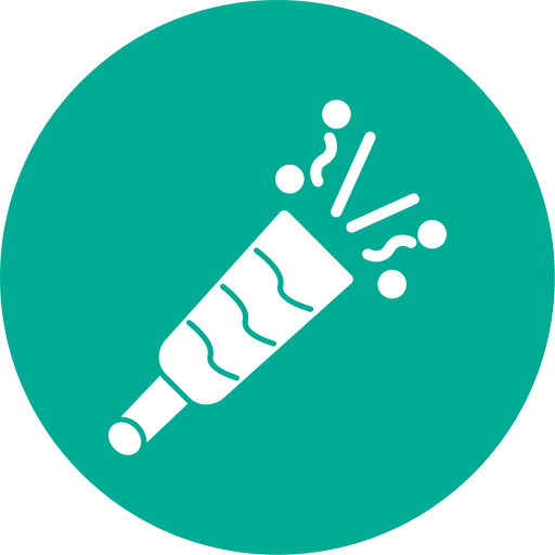 soplador de fiesta icono gratis