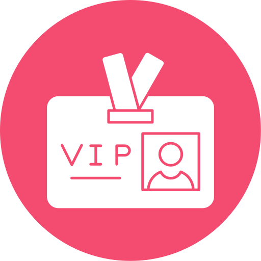 badge de priorité vip Icône gratuit