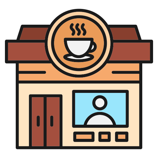 cafetería icono gratis