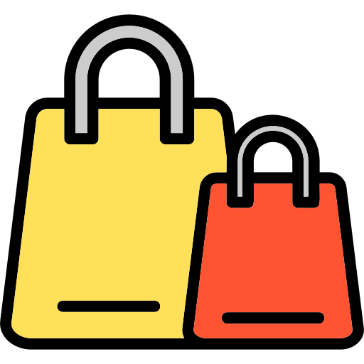 Shopping bag Generic Outline Color icon