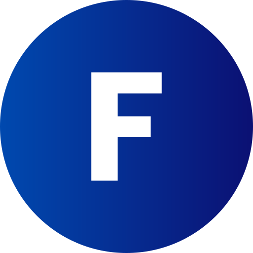 Letter f - Free education icons