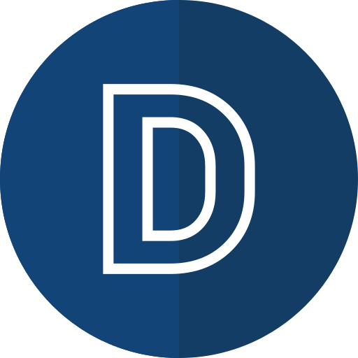 Letter D Generic Outline Color icon