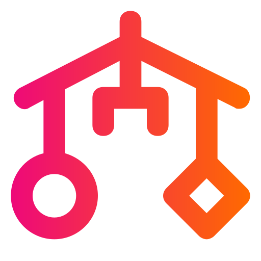 bebé móvil icono gratis