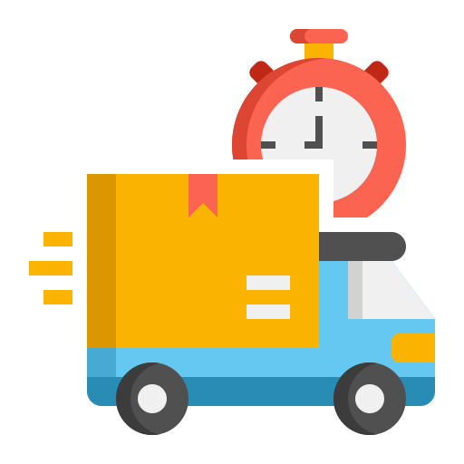 Premium Vector  Express delivery icon in flat style fast shipping