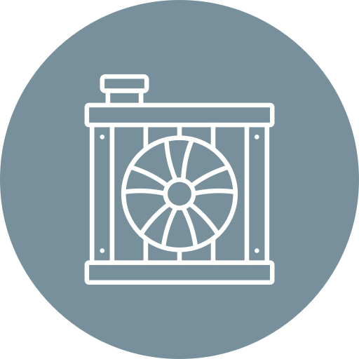 radiador de coche icono gratis