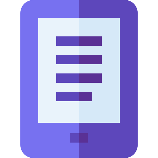 libro electronico icono gratis