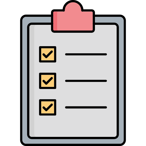 List Generic Outline Color icon