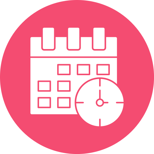 time and date icono gratis