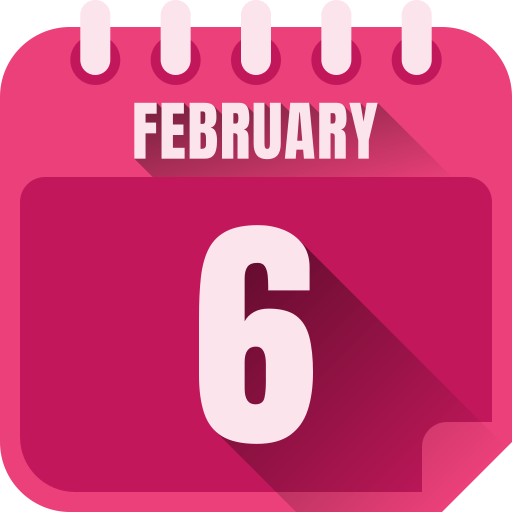 número 6 icono gratis