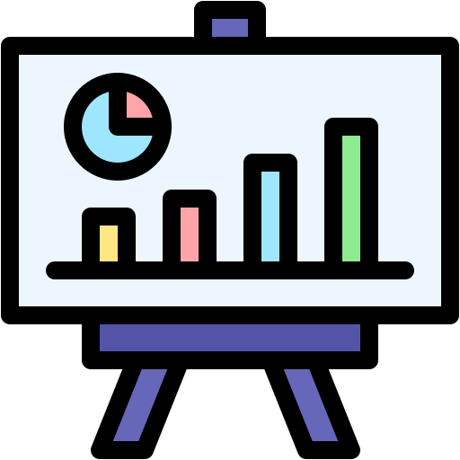 Graph report Generic Outline Color icon